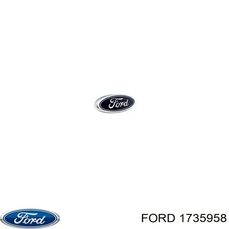 Emblema de tampa de porta-malas (emblema de firma) para Ford Mondeo III B4Y