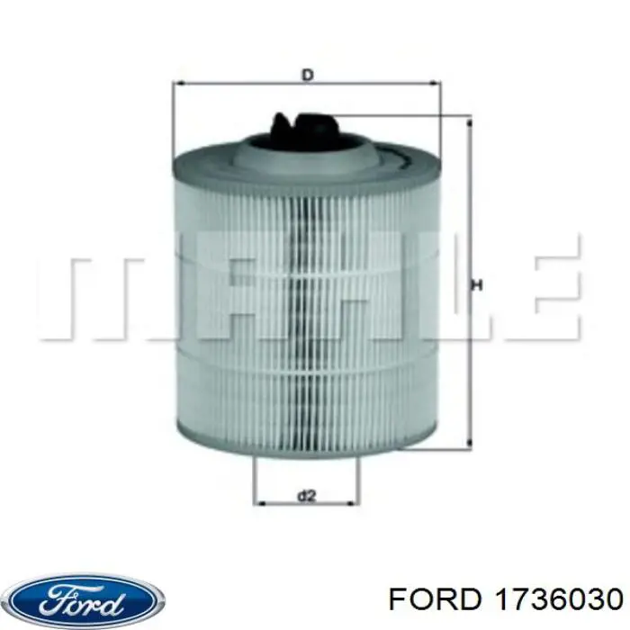 Элемент воздушного фильтра Ford 1736030 цена, от 26.93 USD