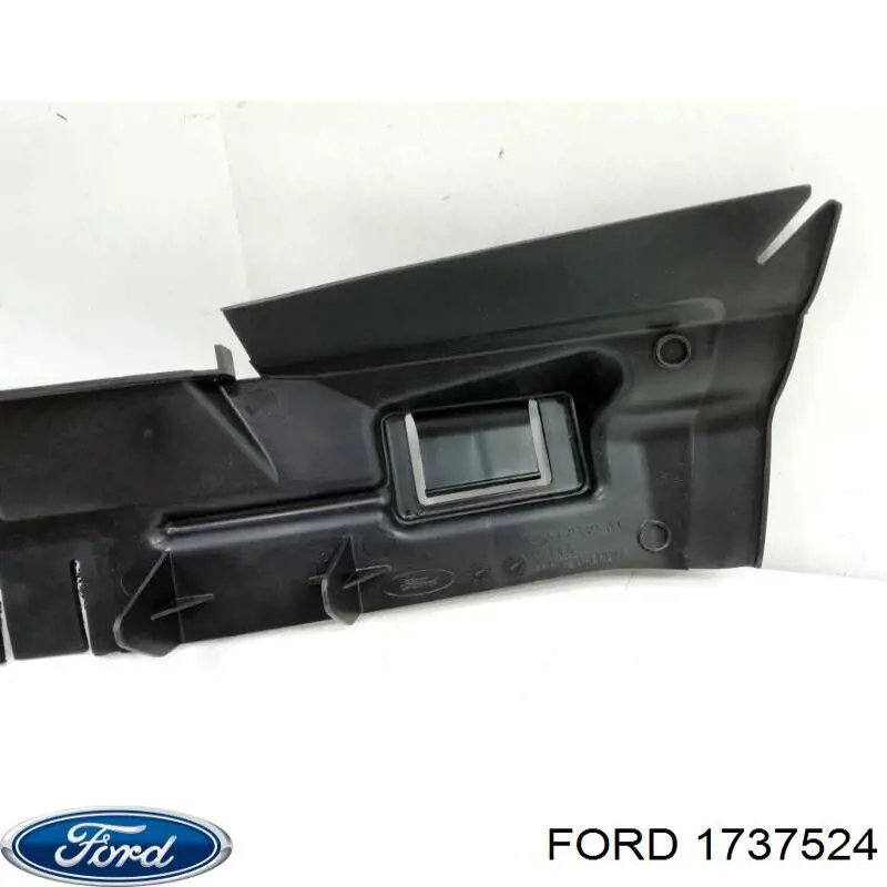 1709876 Ford дефлектор переднего бампера левый