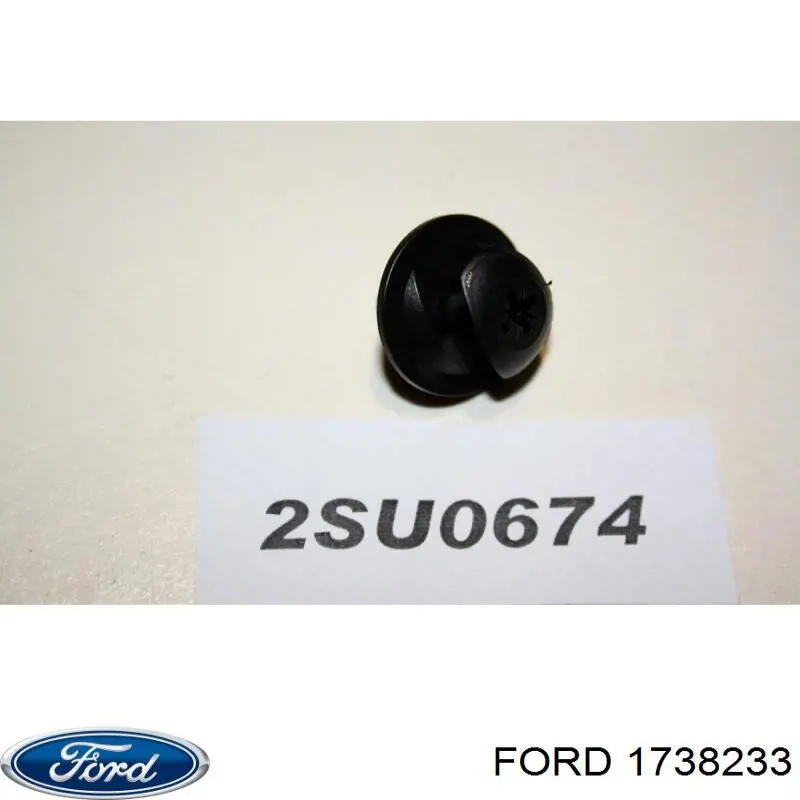 1738233 Ford cápsula (prendedor de fixação do forro do pára-choque do pára-lama dianteiro)