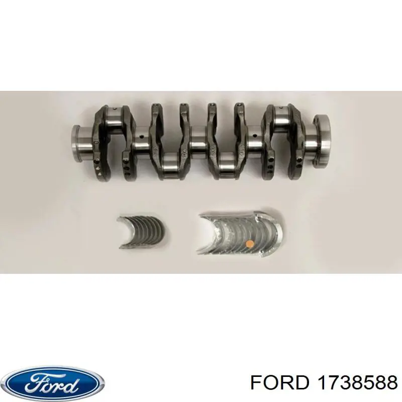 1738588 Ford коленвал двигателя