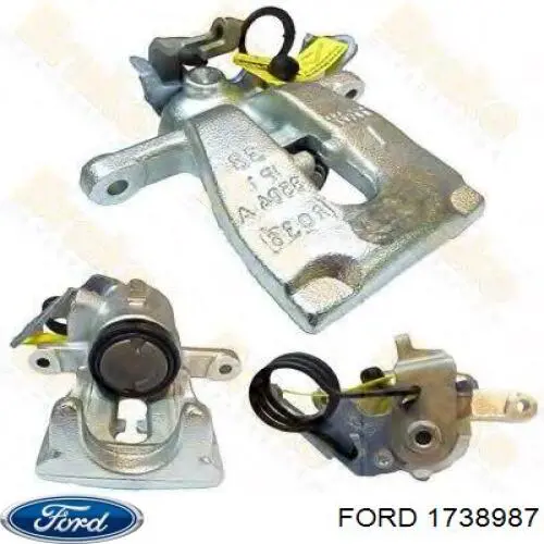 1738987 Ford суппорт тормозной задний правый