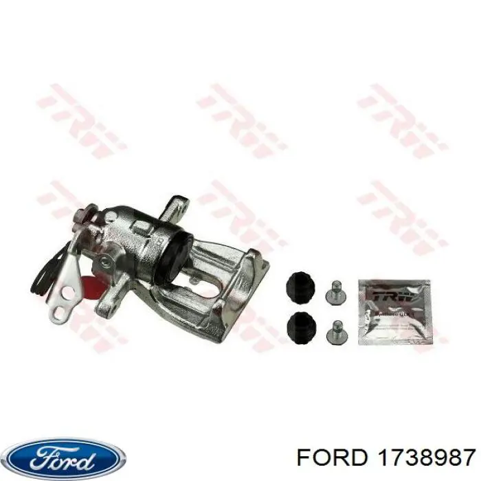 1738987 Ford Суппорт тормозной задний правый