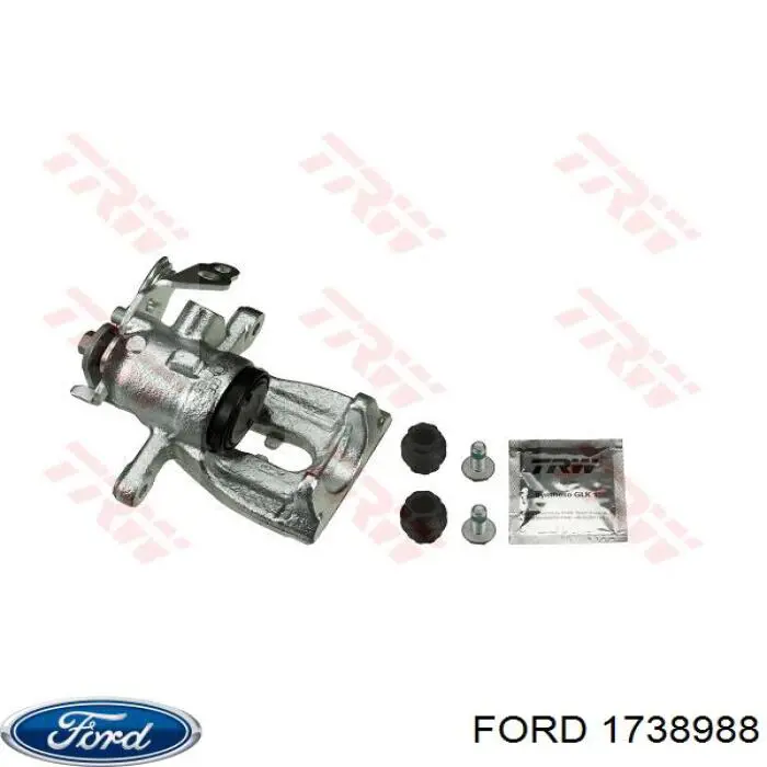 1738988 Ford суппорт тормозной задний левый