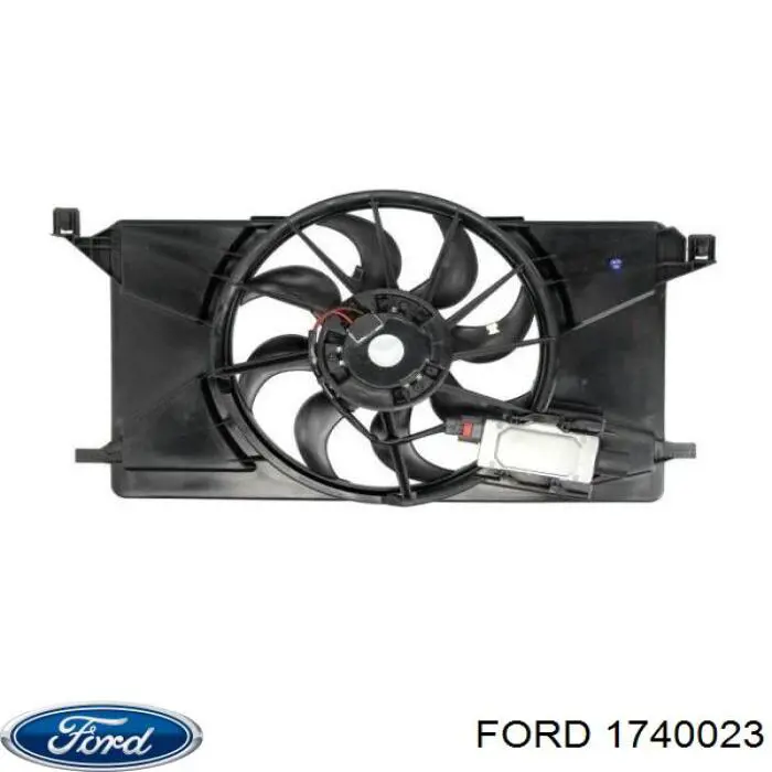 8V618C607FC Ford Вентилятор радиатора