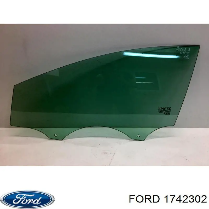 Окно (передней двери) двери Ford 5298775 цена, от 30.44 USD