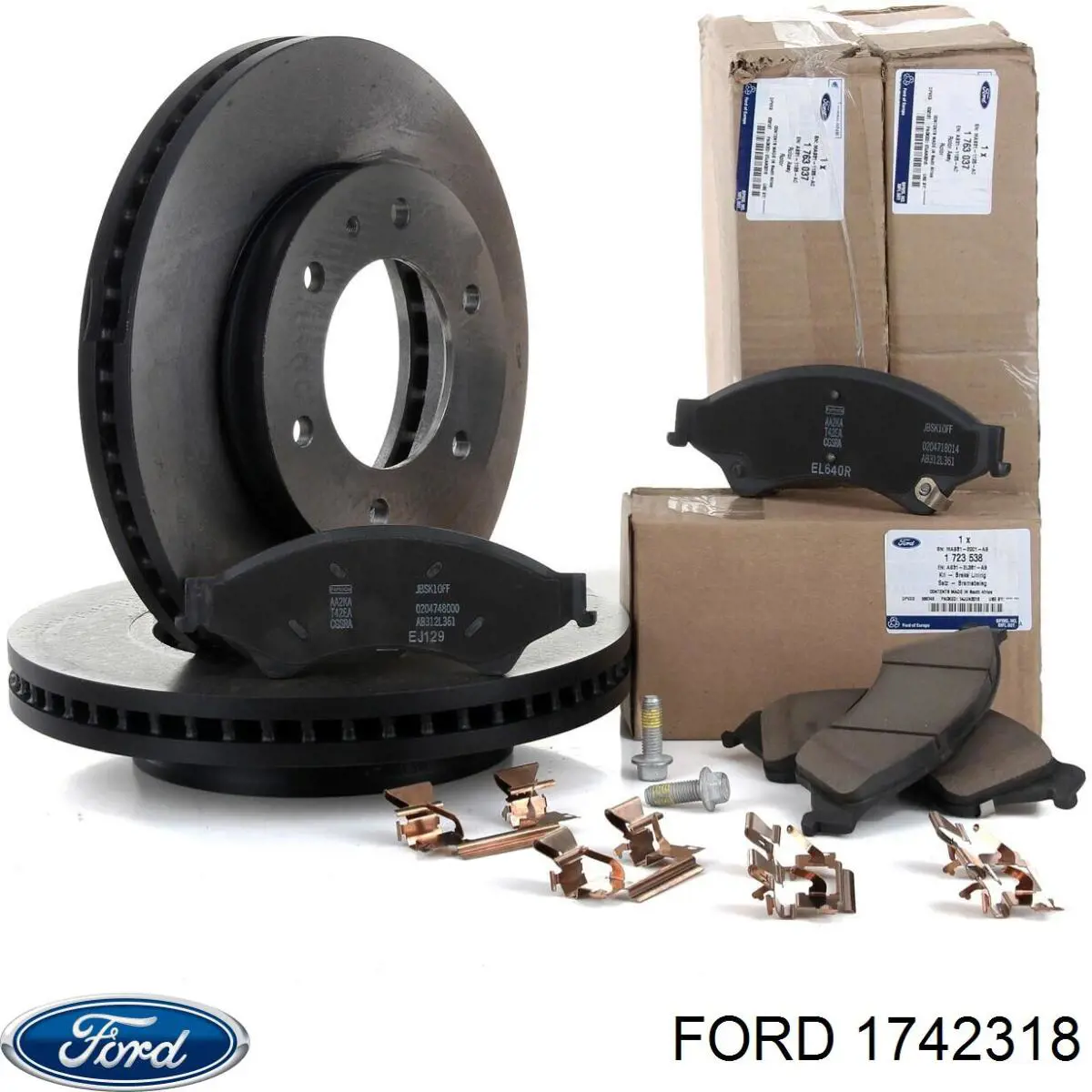 Тормоз дисковый передний Ford 1742318 цена, от 70.50 USD
