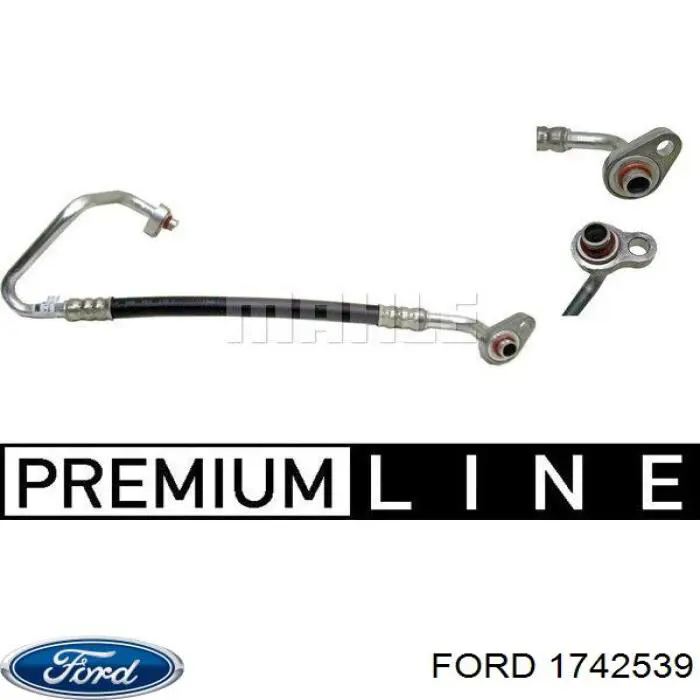 Шланг кондиционера, от компрессора к радиатору 1742539 Ford