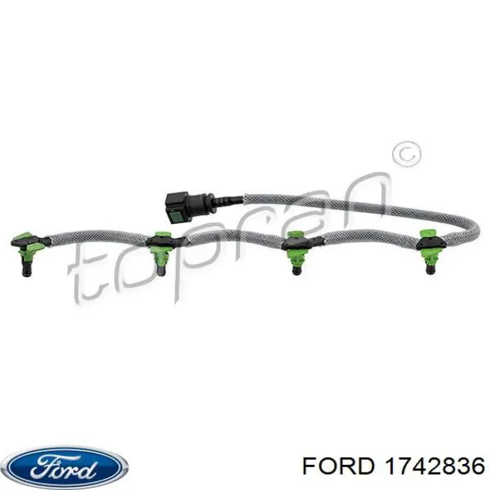 Купить 1742836 Ford Обратная топливная трубка