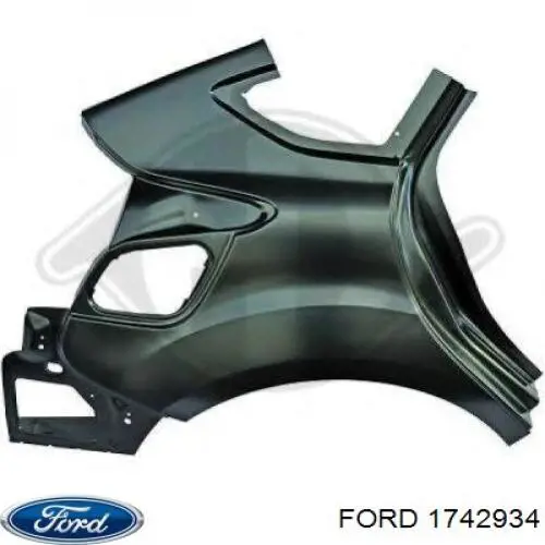 Ремонтная часть арки крыла заднего правого Ford 1742934 цена, от 205.62 USD