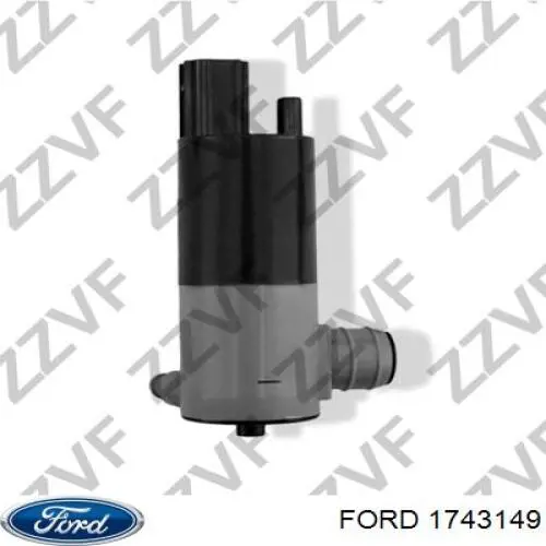 1743149 Ford насос-мотор омывателя стекла переднего