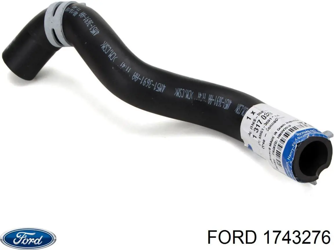 Шланг ГУР высокого давления 1743276 Ford