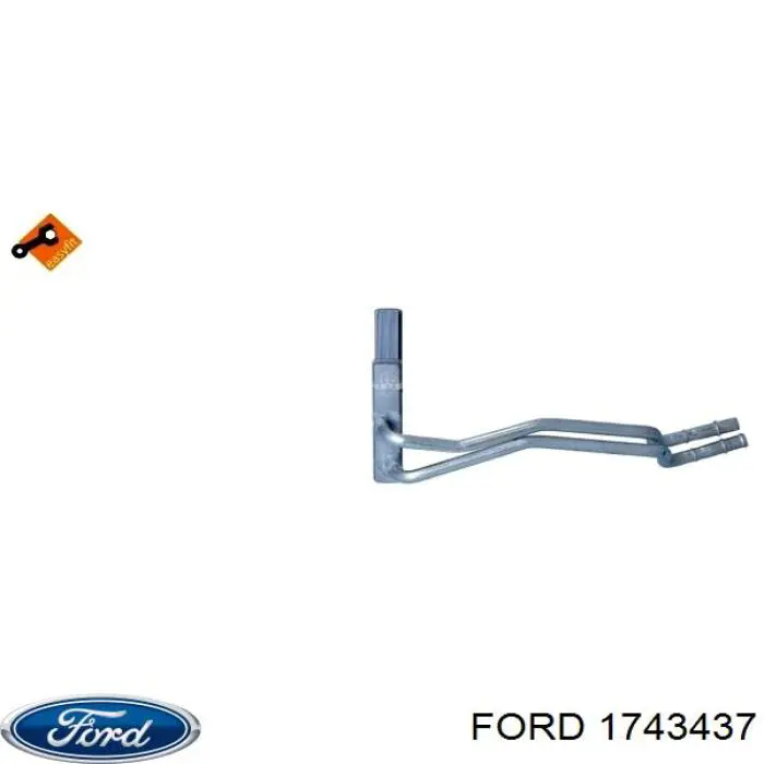 8V5118B539BC Ford radiador de forno (de aquecedor)