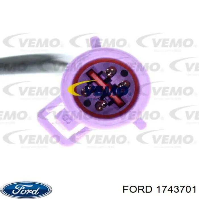1743701 Ford лямбда-зонд, датчик кислорода после катализатора