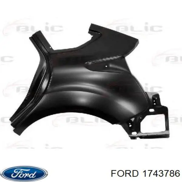 1743786 Ford Ремонтная часть арки крыла заднего левого