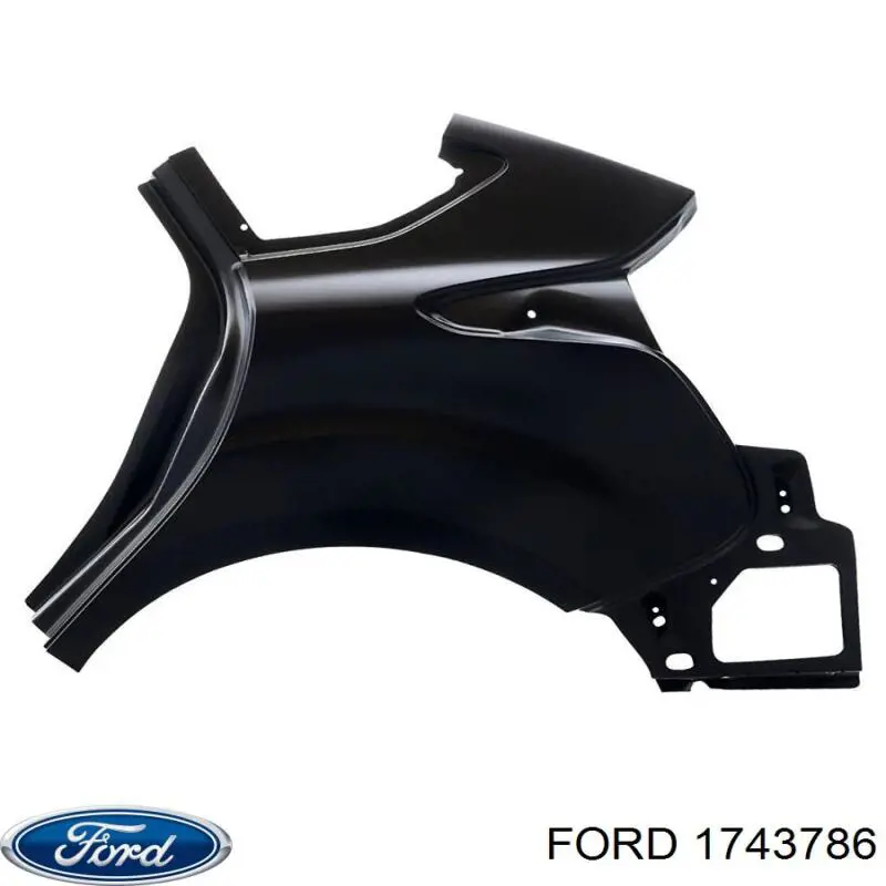 Ремонтная часть арки крыла заднего левого Ford 1743786 цена, от 225.10 USD