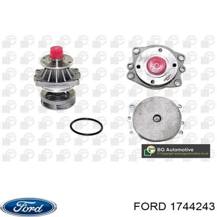 1744243 Ford фонарь задний правый внутренний