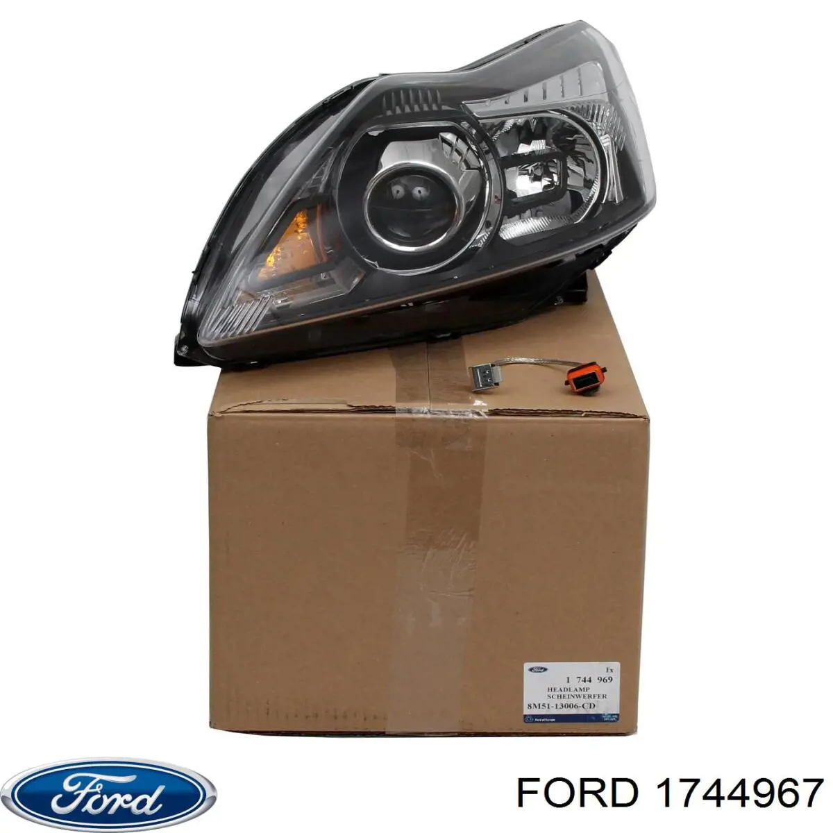 Правая блок фара Ford 1744967 цена, от 173.03 USD