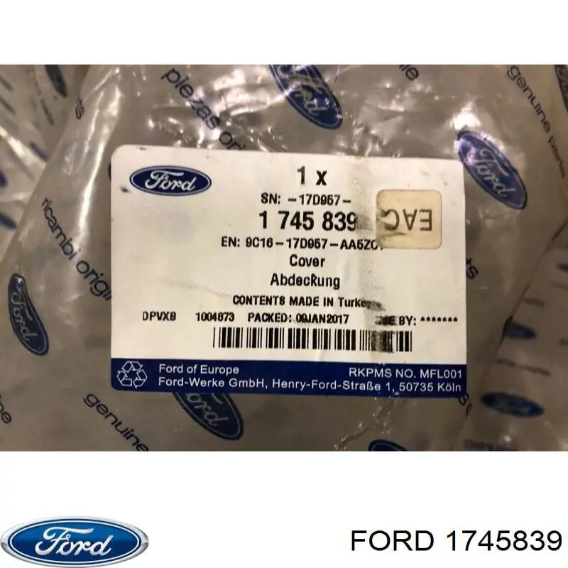 Бампер передний, центральная часть Ford 1745839 цена, от 71.33 USD