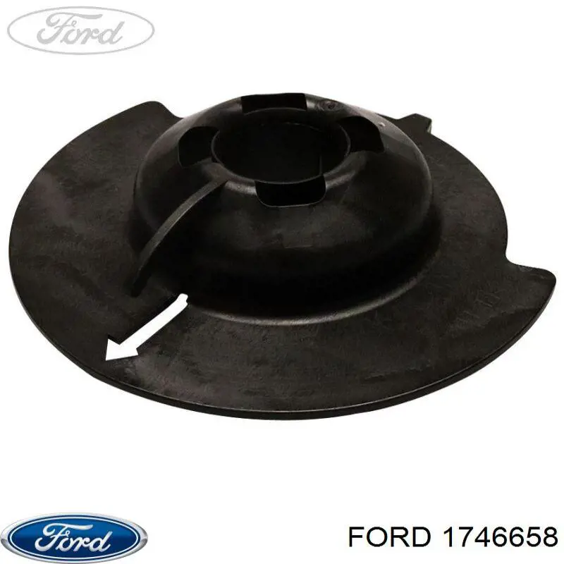 Проставка (резиновое кольцо) пружины задней нижняя на Ford Fiesta VI 