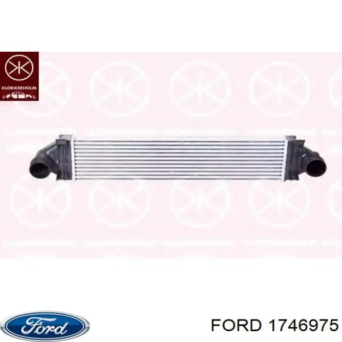 Радиатор интеркуллера Ford 1746975