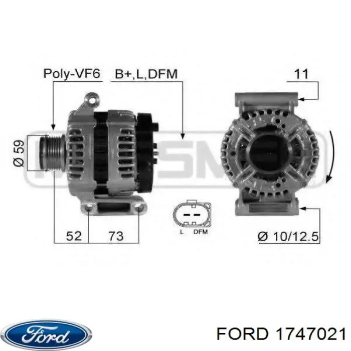 1747021 Ford Генератор автомобильный
