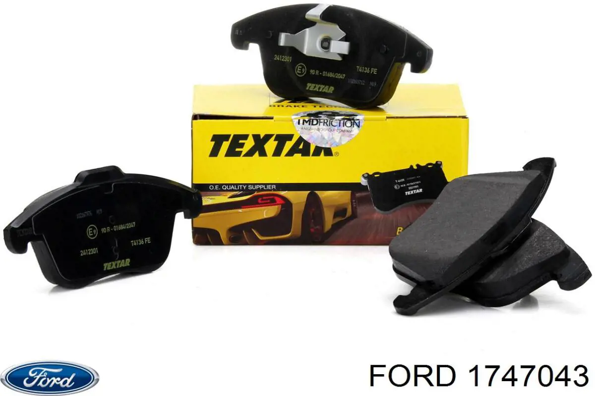 Sapatas do freio dianteiras de disco Ford 1747043 preço, a partir de 64,15 USD
