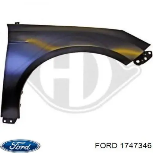 1747346 Ford pára-lama dianteiro direito