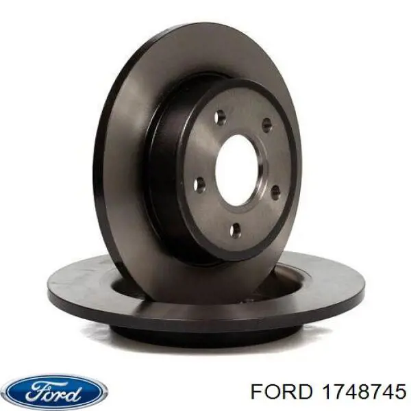 1748745 Ford диск тормозной задний