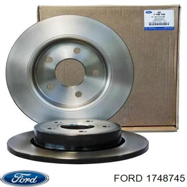 Купить 1748745 Ford Диск тормозной задний