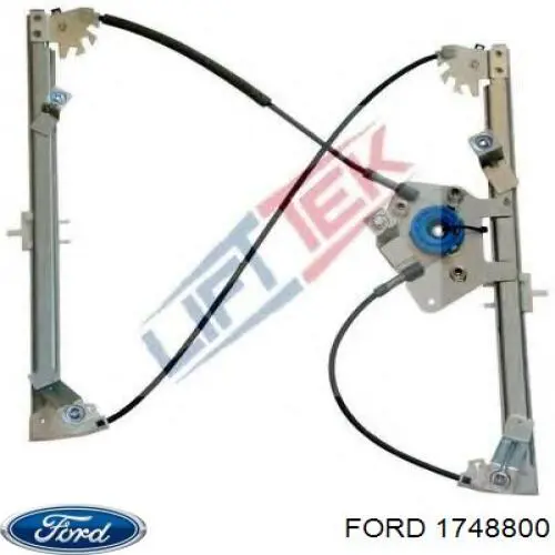 1748800 Ford mecanismo de acionamento de vidro da porta dianteira direita