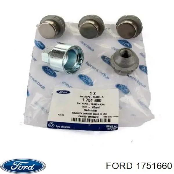 Купить 1751660 Ford Болты на колеса