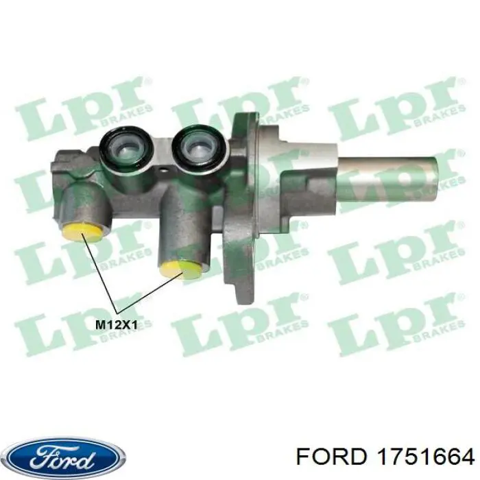 Купить 1751664 Ford Главный тормозной цилиндр
