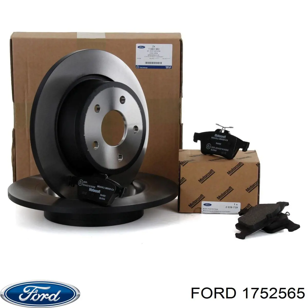 Рычаг задней подвески верхний 1752565 Ford