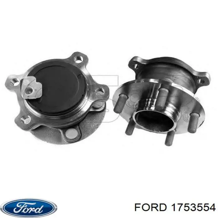1753554 Ford Ступица задняя