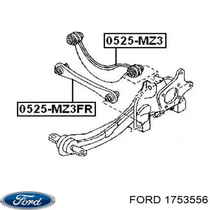 Балансир задний нижний Ford 1753556 цена, от 12.69 USD