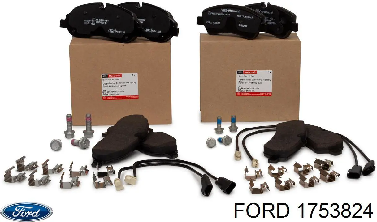 Зеркало левое Ford 1753824