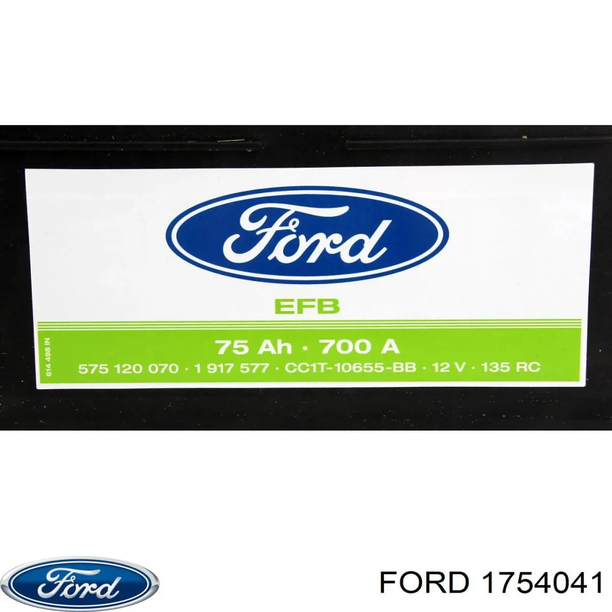 Купить 1754041 Ford Батарея аккумуляторная