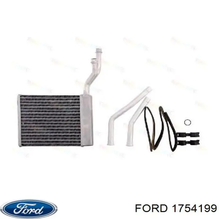 Радиатор печки (отопителя) Ford 1754199