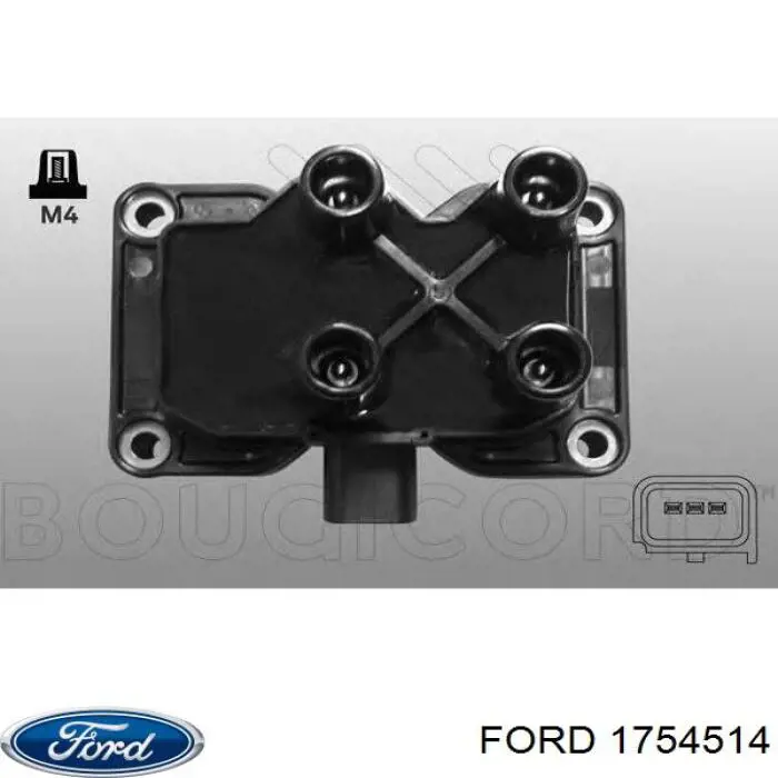 Модуль зажигания Ford 1754514 цена, от 14.09 USD