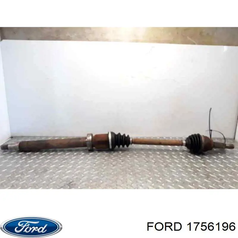 1756196 Ford полуось (привод передняя правая)