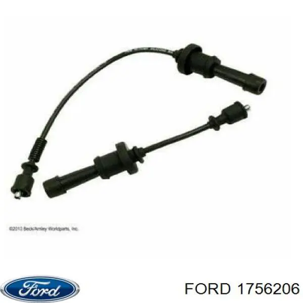 1756206 Ford cabo traseiro direito/esquerdo do freio de estacionamento
