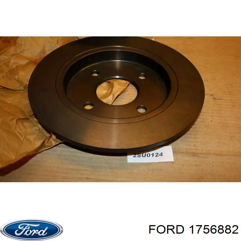 1756882 Ford диск тормозной задний