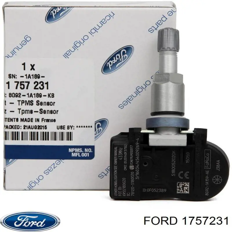 1757231 Ford датчик давления воздуха в шинах