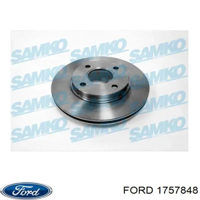 Купить 1757848 Ford Ротор тормозной