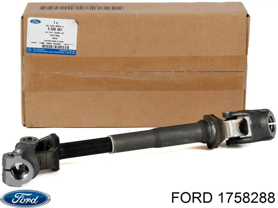 1758288 Ford Кардан вала рулевой колонки, нижний