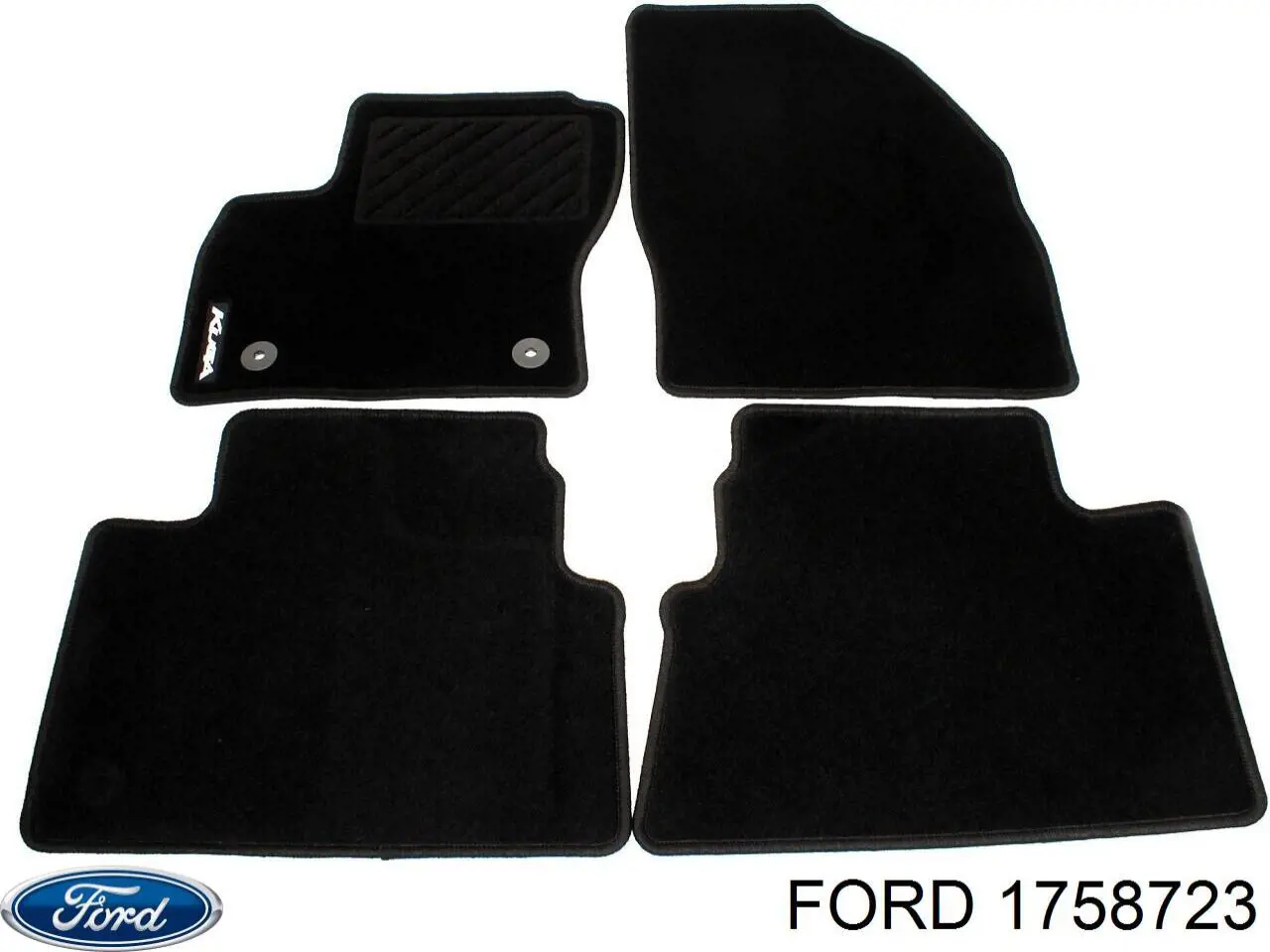 Комплект ковриков 1758723 Ford