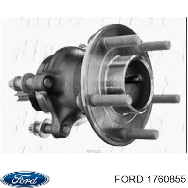 1760855 Ford Ступица задняя