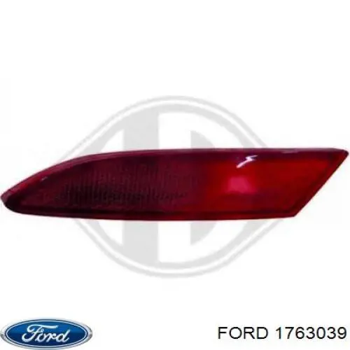 Правый катафот заднего бампера 1763039 Ford