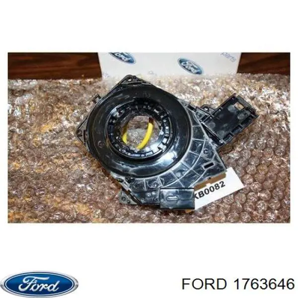 1763646 Ford anel airbag de contato, cabo plano do volante